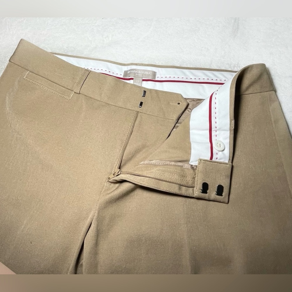 Banana Republic Beig Women’s Dress pant Sz 12 - Picture 2 of 8